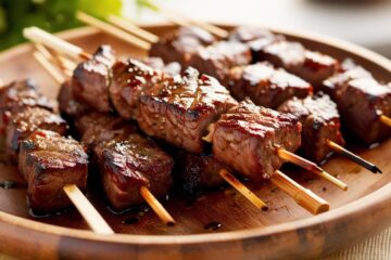 焼いて、食べ比べる。 GOOD NEWS MEATING限定の「食べ比べ串」🍖